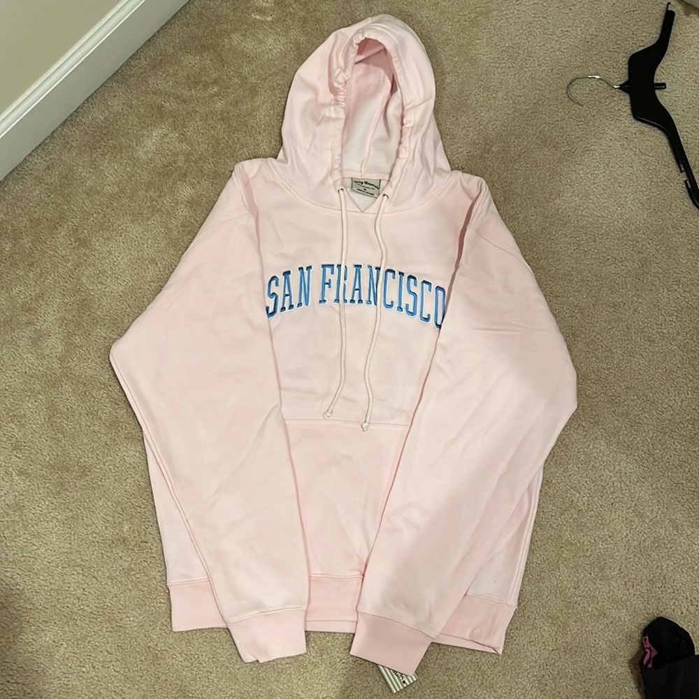 Pink hoodie
